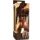 Коричневый мастубратор-вагина Nicole s Kitty - Blush Novelties - в Новосибирске купить с доставкой