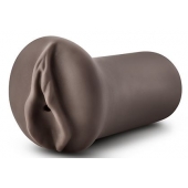 Коричневый мастубратор-вагина Nicole s Kitty - Blush Novelties - в Новосибирске купить с доставкой