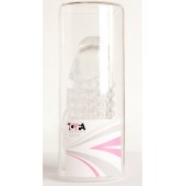 Гелевая прозрачная насадка с 2 отростками - 13 см. - Toyfa Basic - в Новосибирске купить с доставкой