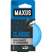 Классические презервативы в железном кейсе MAXUS Classic - 3 шт. - Maxus - купить с доставкой в Новосибирске