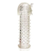 Закрытая прозрачная насадка на пенис Crystal Sleeve Faraon - 13,5 см. - Erowoman-Eroman - в Новосибирске купить с доставкой