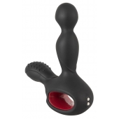 Черный вибромассажер простаты с нагревом и ротацией Prostate Plug - 14,5 см. - Orion - в Новосибирске купить с доставкой