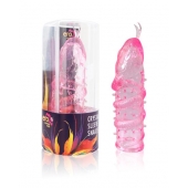 Закрытая рельефная насадка Crystal sleeve snakes в виде змеи с усиками - 14 см. - Erowoman-Eroman - в Новосибирске купить с доставкой