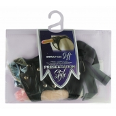 Черный пояс-трусики с двумя насадками Soft-Dolli - 16,5 и 10,5 см. - LOVETOY (А-Полимер) - купить с доставкой в Новосибирске