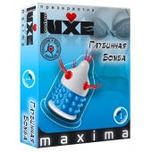 Презерватив LUXE Maxima  Глубинная бомба  - 1 шт. - Luxe - купить с доставкой в Новосибирске