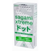 Презервативы Sagami Xtreme Type-E с точками - 10 шт. - Sagami - купить с доставкой в Новосибирске