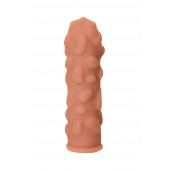 Телесная реалистичная насадка KOKOS Extreme Sleeve 11 с дополнительной стимуляцией - 12,7 см. - KOKOS - в Новосибирске купить с доставкой