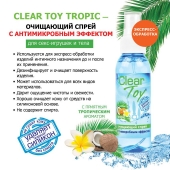 Очищающий спрей для игрушек CLEAR TOY Tropic - 100 мл. - Биоритм - купить с доставкой в Новосибирске