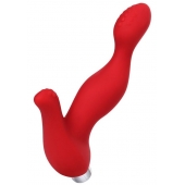 Красный силиконовый вибростимулятор простаты Proman - 12,5 см. - ToyFa - в Новосибирске купить с доставкой