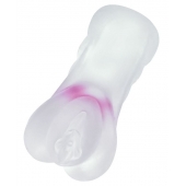 Прозрачный реалистичный мастурбатор Juicy Pussy Crystal Rose - ToyFa - в Новосибирске купить с доставкой
