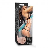 Телесный мастурбатор-ротик Angie - Blush Novelties - в Новосибирске купить с доставкой