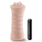 Телесный мастурбатор-ротик Angie - Blush Novelties - в Новосибирске купить с доставкой