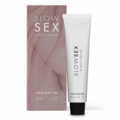 Лубрикант на водной основе Slow Sex Anal Play Gel - 30 мл. - Bijoux Indiscrets - купить с доставкой в Новосибирске