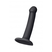 Черный фаллос на присоске Silicone Bendable Dildo S - 17 см. - Strap-on-me купить в Новосибирске с доставкой в Orgasmix.ru Черный фаллос на присоске Silicone Bendable Dildo S - 17 см. - Strap-on-me - купить с доставкой в Новосибирске