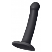 Черный фаллос на присоске Silicone Bendable Dildo S - 17 см. - Strap-on-me купить в Новосибирске с доставкой в Orgasmix.ru Черный фаллос на присоске Silicone Bendable Dildo S - 17 см. - Strap-on-me - купить с доставкой в Новосибирске