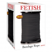 Черная веревка для связывания Bondage Rope - 60,9 м. - Pipedream - купить с доставкой в Новосибирске