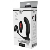 Черный массажер простаты REMOTE P-PLEASER - Dream Toys - в Новосибирске купить с доставкой
