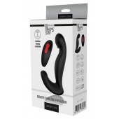 Черный вибромассажер простаты SWIRLING P-PLEASER - Dream Toys - в Новосибирске купить с доставкой