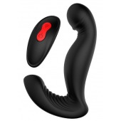 Черный вибромассажер простаты SWIRLING P-PLEASER - Dream Toys - в Новосибирске купить с доставкой