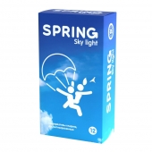 Ультратонкие презервативы SPRING SKY LIGHT - 12 шт. - SPRING - купить с доставкой в Новосибирске