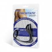 Стимулятор простаты с фиксацией эрекционным кольцом Prostate Gear - BlueLine - в Новосибирске купить с доставкой
