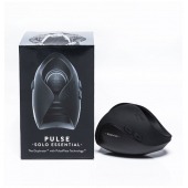 Черный инновационный мужской вибратор PULSE SOLO ESSENTIAL - Hot Octopuss - в Новосибирске купить с доставкой