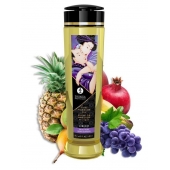 Массажное масло Libido Exotic Fruits с ароматом экзотических фруктов - 240 мл. - Shunga - купить с доставкой в Новосибирске