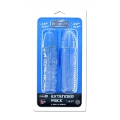 Комплект из 2 прозрачных насадок на пенис PENIS EXTENDER PACK - Dream Toys - в Новосибирске купить с доставкой