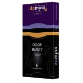 Разноцветные презервативы DOMINO Colour Beauty - 6 шт. - Domino - купить с доставкой в Новосибирске