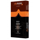 Презервативы с увеличенным количеством смазки DOMINO Easy Entry - 6 шт. - Domino - купить с доставкой в Новосибирске