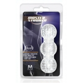 Прозрачный фигурный мастурбатор Master Stroker - Blush Novelties - в Новосибирске купить с доставкой