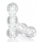 Прозрачный фигурный мастурбатор Master Stroker - Blush Novelties - в Новосибирске купить с доставкой