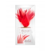 Красный перьевой тиклер Plume - 23 см. - Lola Lingerie - купить с доставкой в Новосибирске