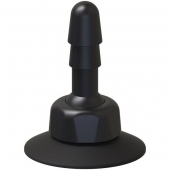 Плаг с присоской для фиксации насадок Deluxe 360° Swivel Suction Cup Plug - Doc Johnson - купить с доставкой в Новосибирске