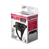 Черный пояс для насадок CLASS STRAP Restyling - LOVETOY (А-Полимер) - купить с доставкой в Новосибирске
