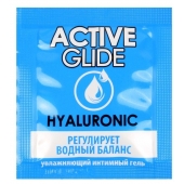 Лубрикант на водной основе Active Glide с гиалуроновой кислотой - 3 гр. - Биоритм - купить с доставкой в Новосибирске