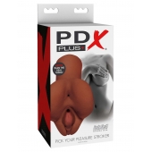 Коричневый мастурбатор Pick Your Pleasure Stroker - Pipedream - в Новосибирске купить с доставкой