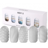 Набор из 5 мастурбаторов Hedy X5 Mixed - Svakom - в Новосибирске купить с доставкой