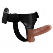 Страпон на трусиках с вибрацией Ultra Passionate Harness - 16 см. - Baile - купить с доставкой в Новосибирске