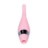 Розовый многофункциональный стимулятор Dahlia - 14 см. - ToyFa