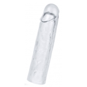 Прозрачная насадка-удлинитель Flawless Clear Penis Sleeve Add 1 - 15,5 см. - Lovetoy - в Новосибирске купить с доставкой