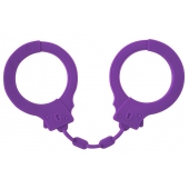 Фиолетовые силиконовые поножи Limitation - Lola Games - купить с доставкой в Новосибирске