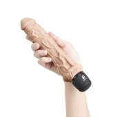 Телесный вибратор-реалистик 8  Girthy Realistic Vibrator - 24,5 см. - PowerCocks