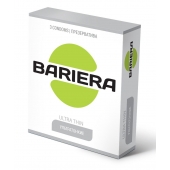 Ультратонкие презервативы Bariera Ultra Thin - 3 шт. - Bariera - купить с доставкой в Новосибирске