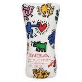 Мастурбатор-туба Keith Haring Soft Tube CUP - Tenga - в Новосибирске купить с доставкой