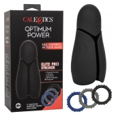 Высокотехнологичный мастурбатор Optimum Power Elite Pro Stroker - California Exotic Novelties - в Новосибирске купить с доставкой