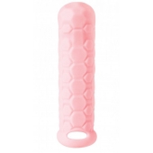 Розовый фаллоудлинитель Homme Long - 15,5 см. - Lola Games - в Новосибирске купить с доставкой