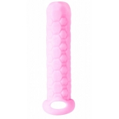 Розовый фаллоудлинитель Homme Long - 13,5 см. - Lola Games - в Новосибирске купить с доставкой