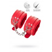 Красные оковы Anonymo из искусственной кожи - ToyFa - купить с доставкой в Новосибирске