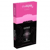 Презервативы с точками и рёбрышками DOMINO Classic Extase - 6 шт. - Domino - купить с доставкой в Новосибирске